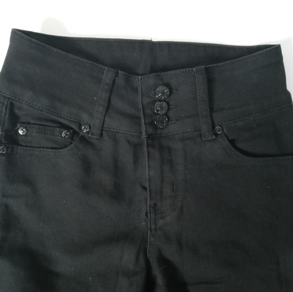 Ling's jeans size 3/4 black jeans - Picture 3 of 5